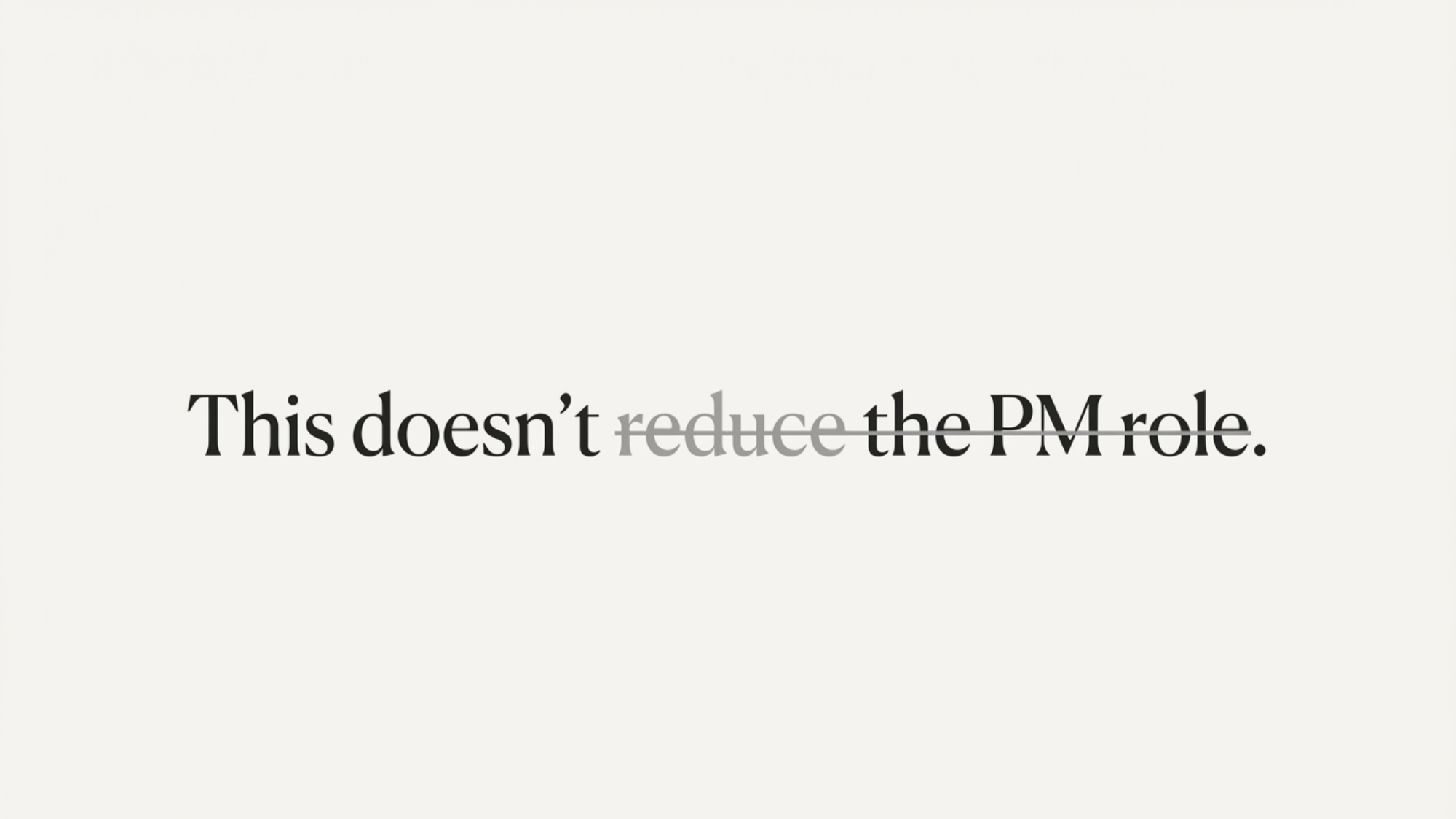 This doesn't reduce the PM role.